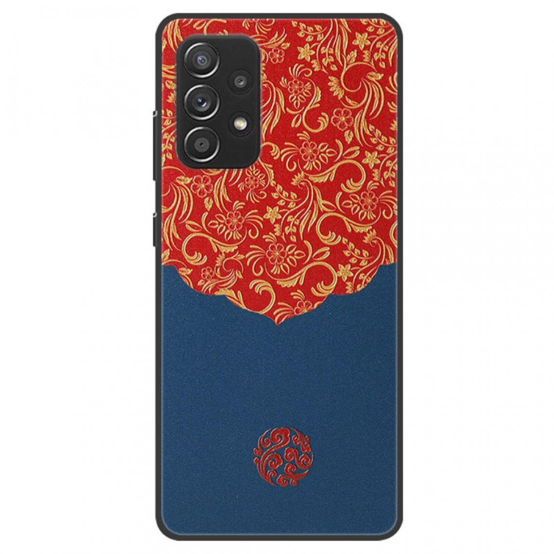 Other - Coque en TPU Impression de motifs Relief Flexible Totem rouge pour votre Samsung Galaxy A52 4G/5G - Coque, étui smartphone