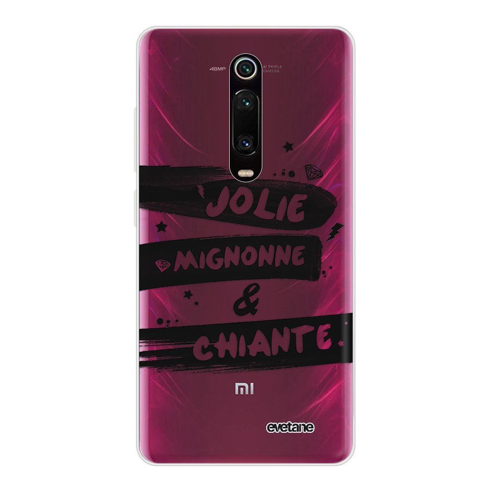 Evetane - Coque Xiaomi Mi 9T souple transparente Jolie Mignonne et chiante Motif Ecriture Tendance Evetane - Coque, étui smartphone