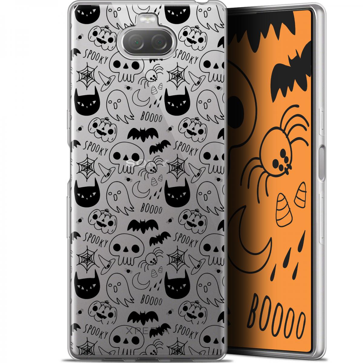 Caseink - Coque Pour Sony Xperia 10 Plus (6.5 ) [Gel HD Collection Halloween Design Spooky - Souple - Ultra Fin - Imprimé en France] - Coque, étui smartphone