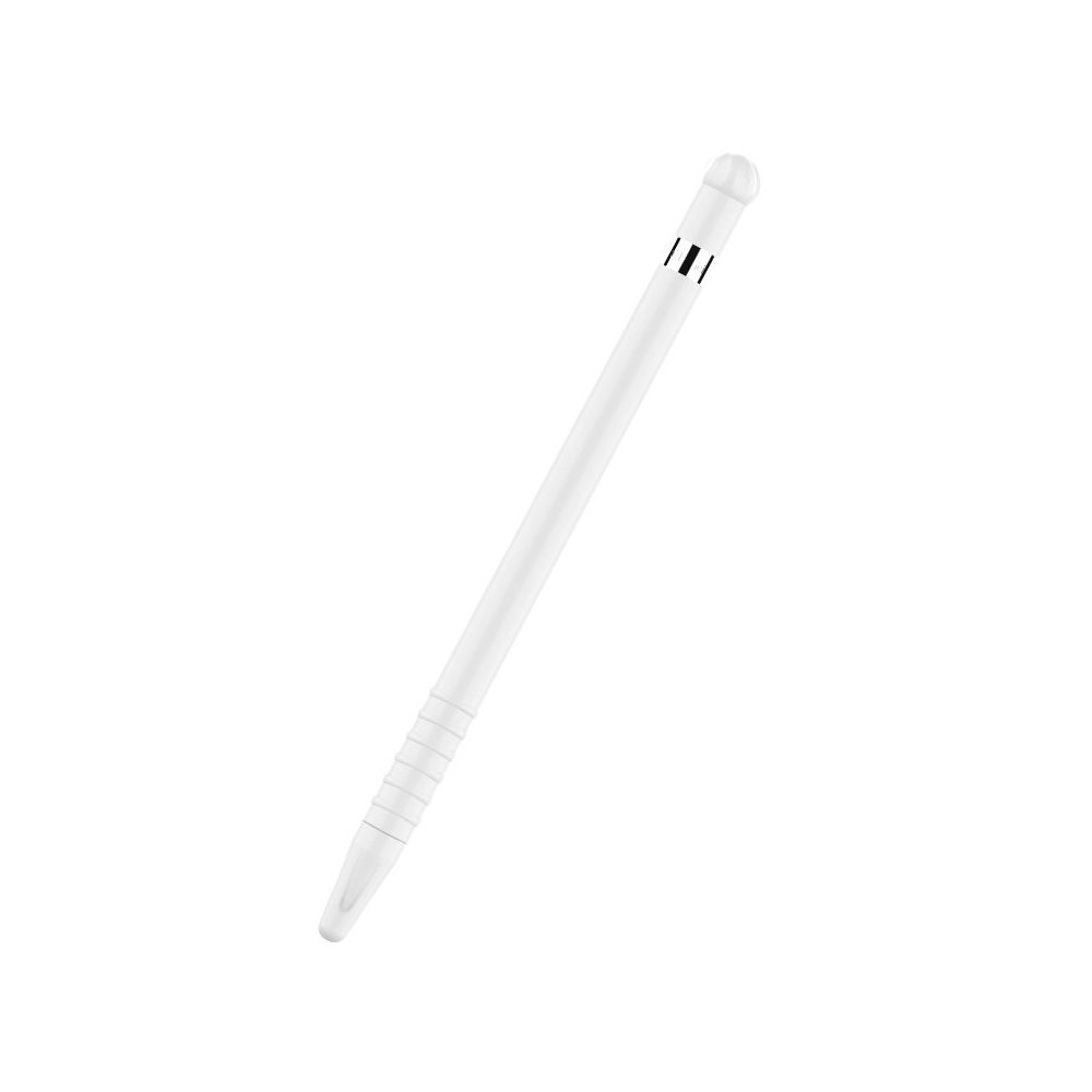 Wewoo - Housse de protection en silicone pour écran tactile avec capuchon anti-perte Apple Pencil 1 blanc - Autres accessoires smartphone
