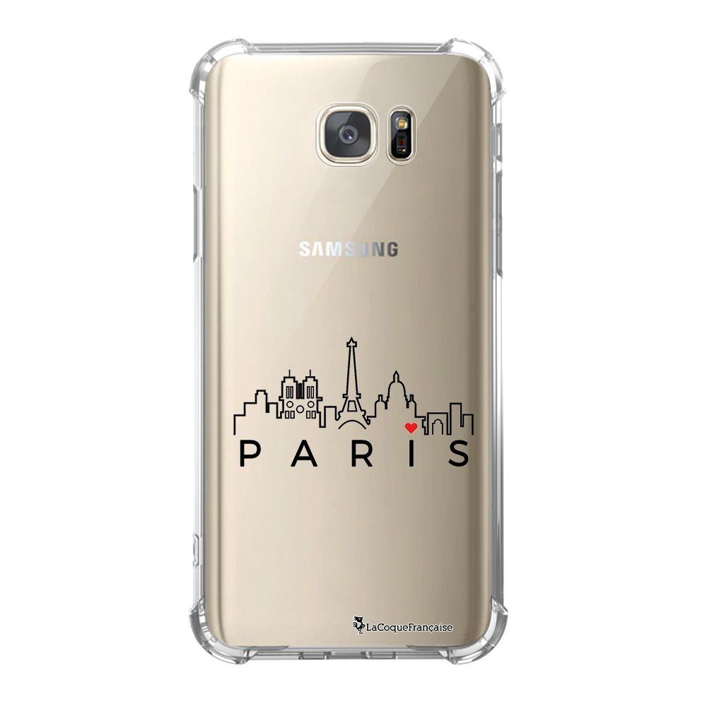 La Coque Francaise - Coque Samsung Galaxy S7 anti-choc souple avec angles renforcés Skyline Paris La Coque Francaise - Coque, étui smartphone