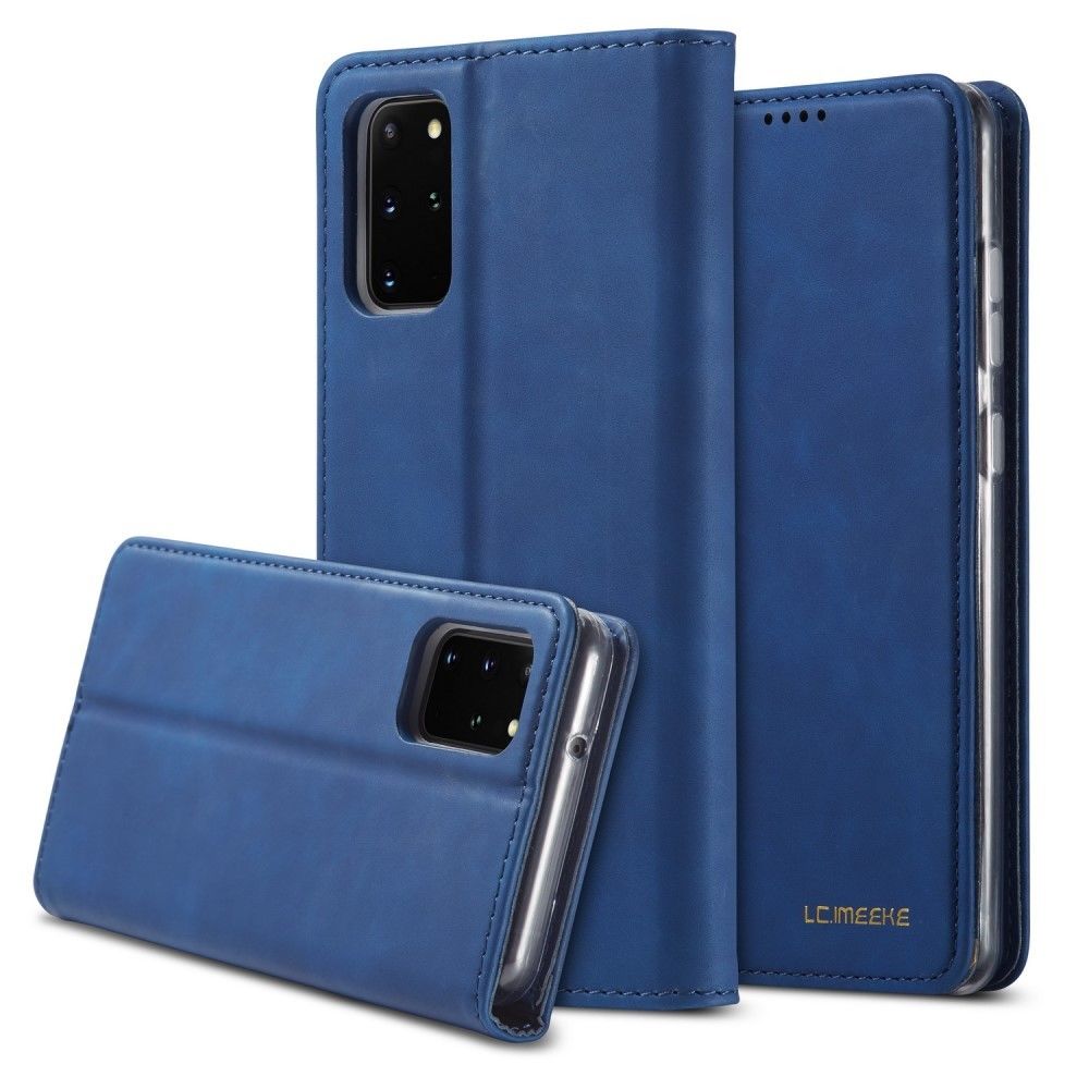 Generic - Etui en PU avec support de couleur bleu pour Samsung Galaxy S20 Plus - Coque, étui smartphone