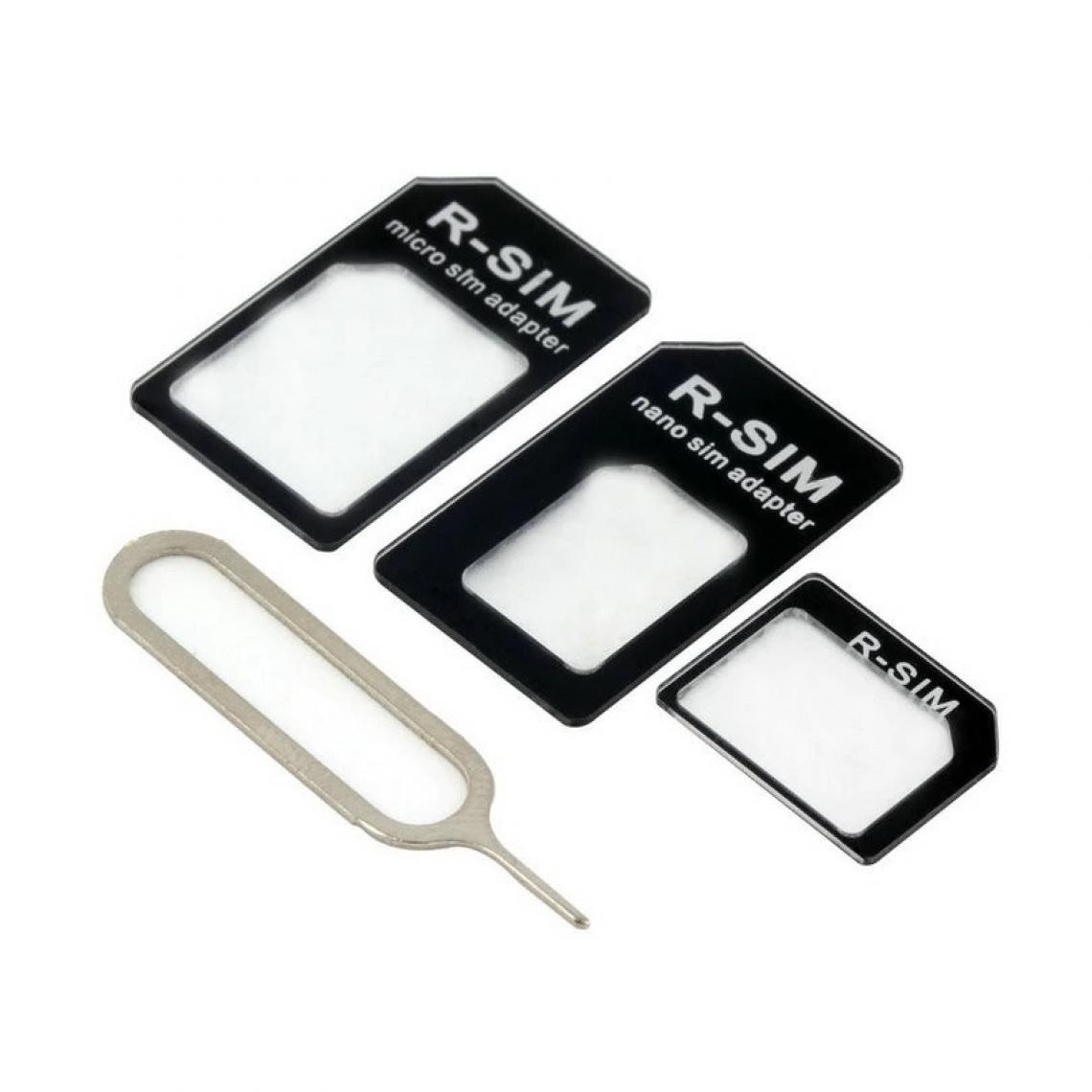Shot - Adaptateur de carte SIM 3 en 1 pour HUAWEI P40 Pro+ Smartphone Micro-SIM Nano-SIM - Autres accessoires smartphone