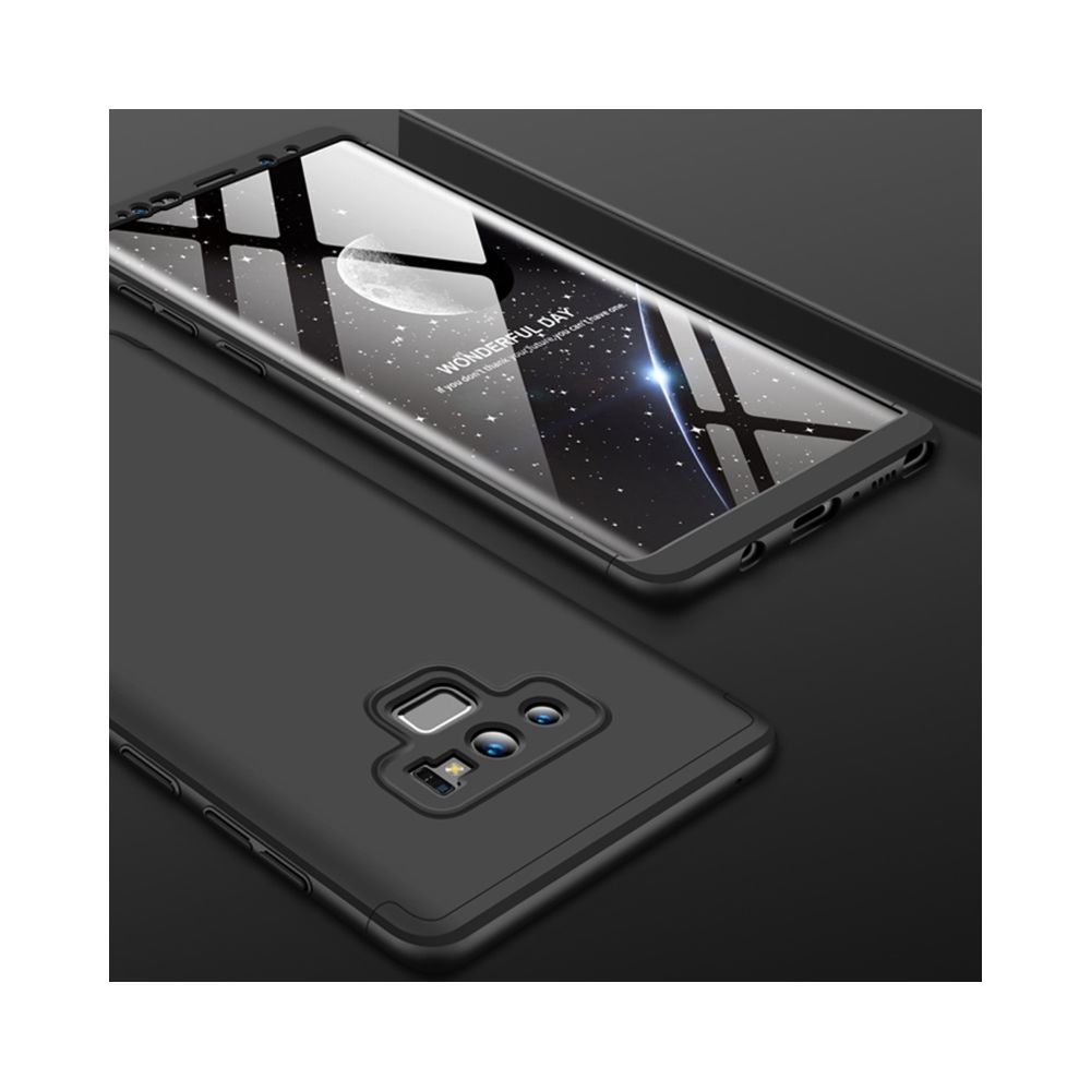 Wewoo - Étui pour PC à couverture intégrale à trois étages pour Galaxy Note9 (noir) - Coque, étui smartphone