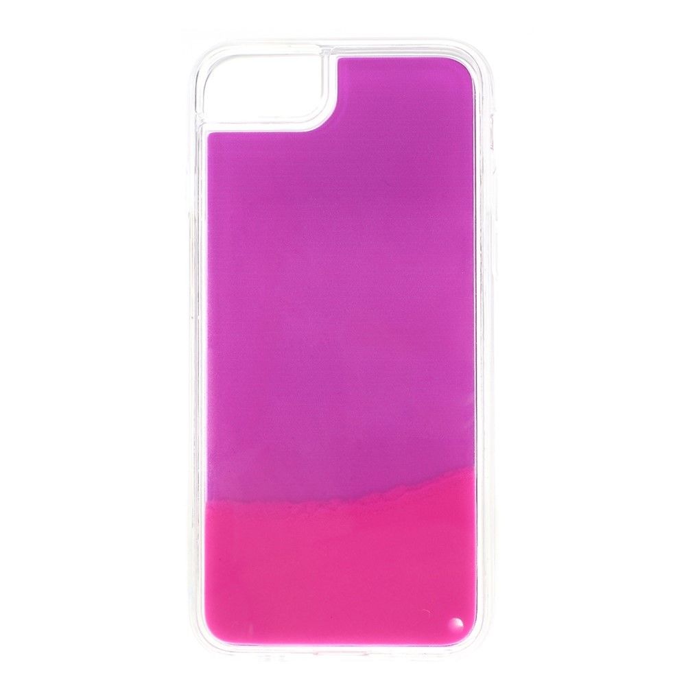 marque generique - Coque en TPU sables mouvants lumineux violet/rose pour votre Apple iPhone 7 Plus/8 Plus/6 Plus 5.5 pouces - Coque, étui smartphone
