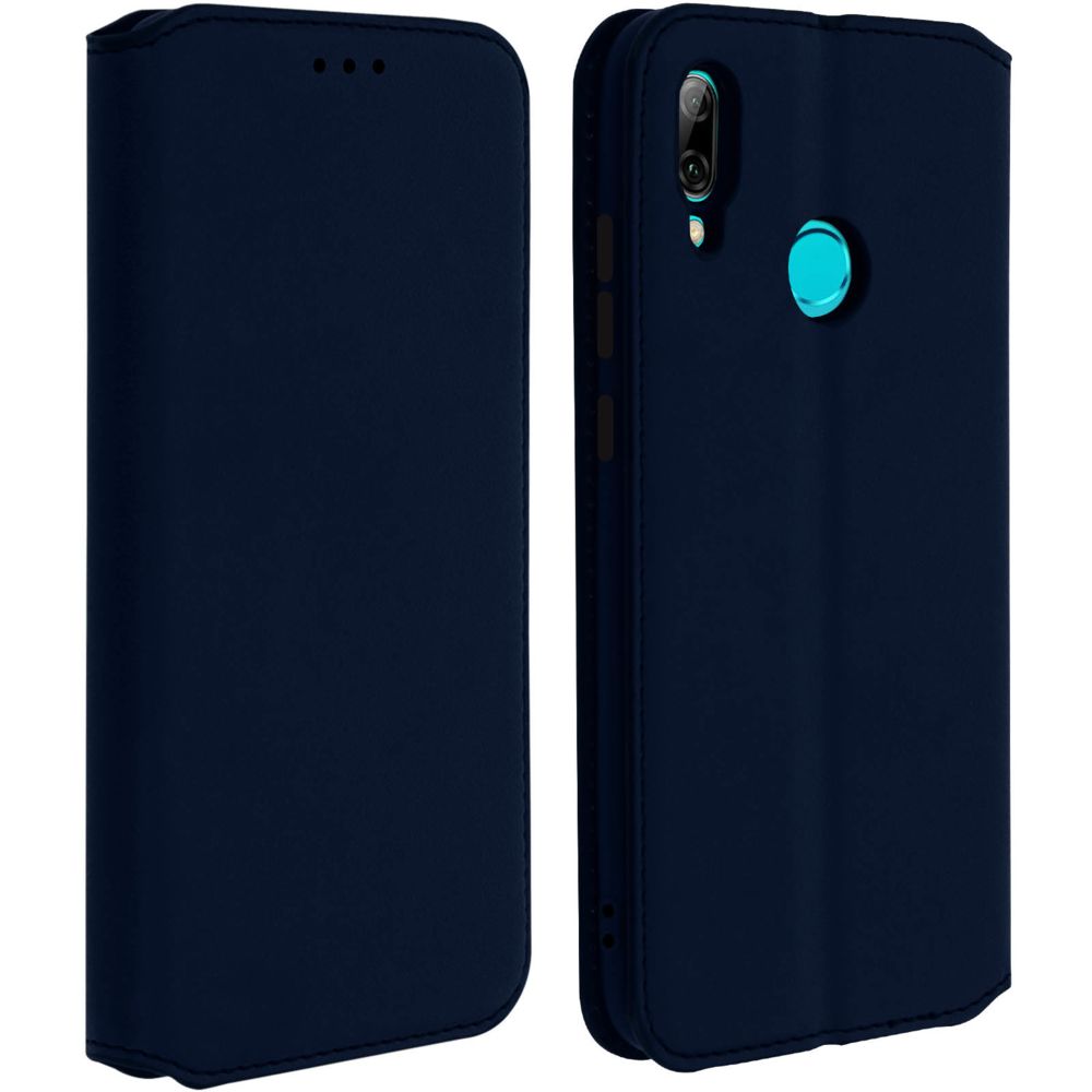 Avizar - Housse Huawei P Smart 2019 / Honor 10 Lite Étui Folio Porte-carte Support - Bleu - Coque, étui smartphone