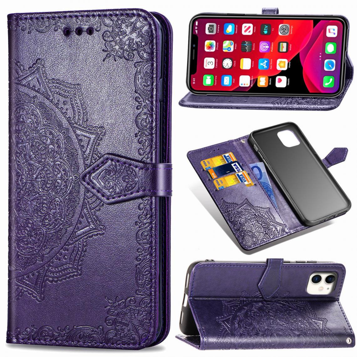 OtterBox - iPhone 11 Housse Etui Coque de protection type portefeuille [Violet] - Coque, étui smartphone