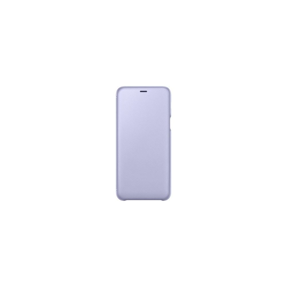 Samsung - Flip Wallet Galaxy A6 Plus - Lavande - Coque, étui smartphone