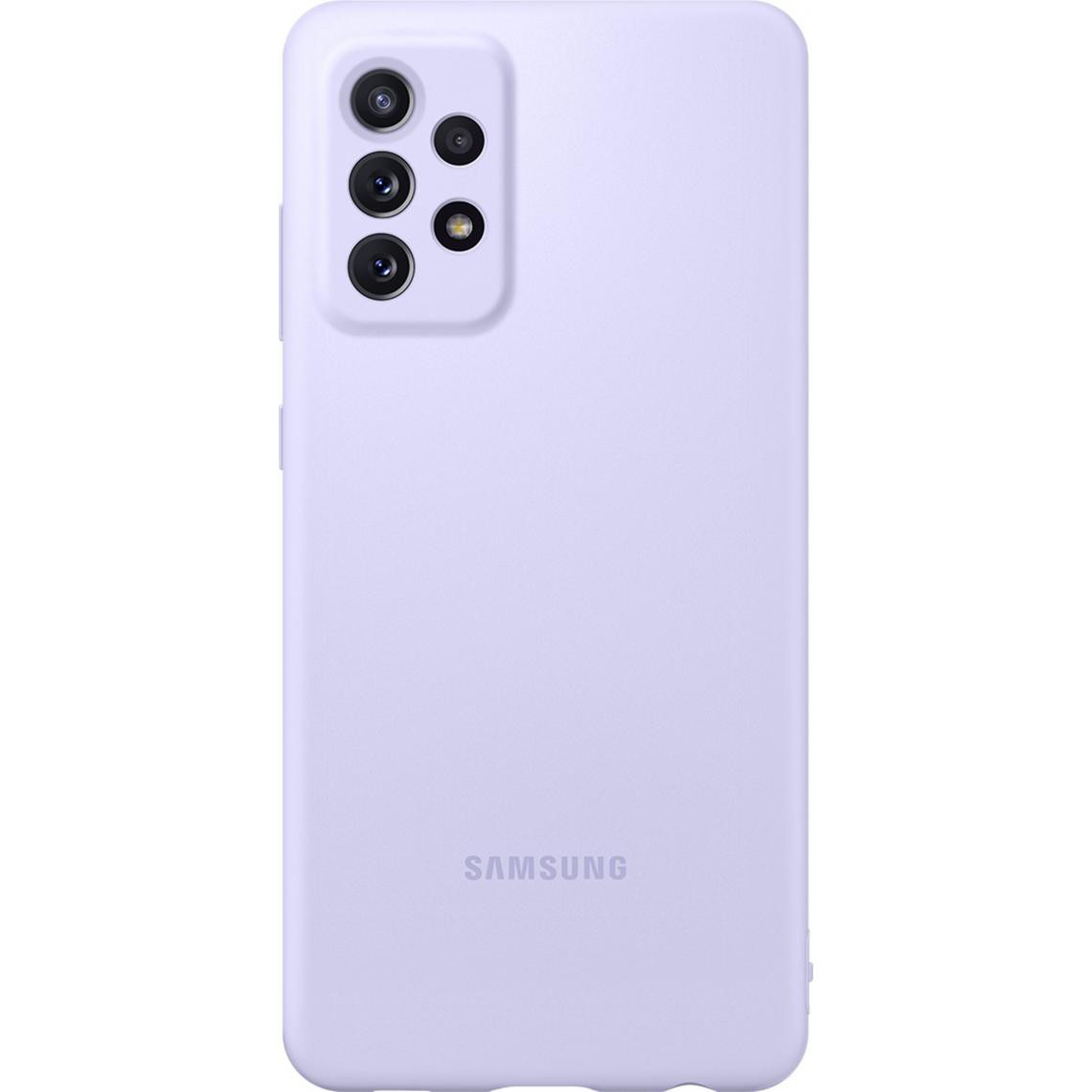 Samsung - Coque Silicone pour Galaxy A72 - Violet - Coque, étui smartphone