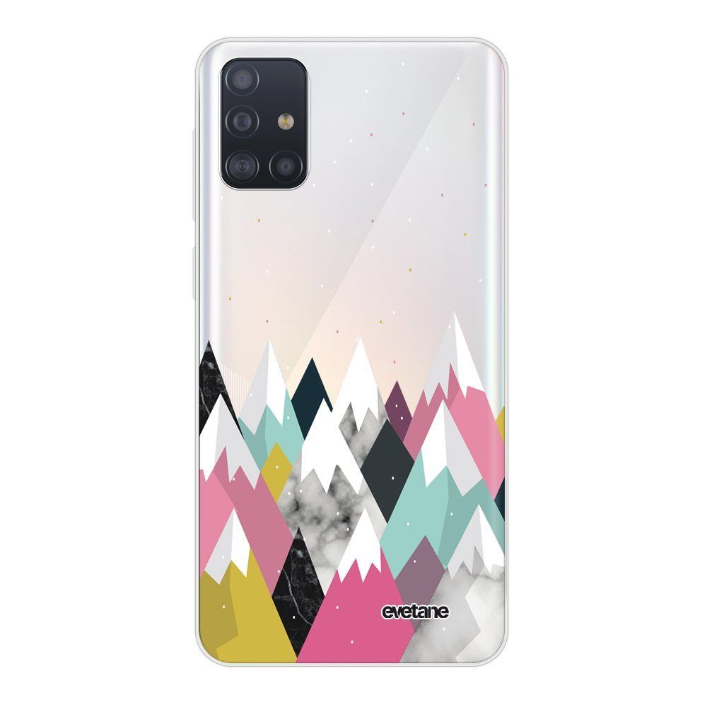 Evetane - Coque Samsung Galaxy A51 5G souple transparente Montagnes Motif Ecriture Tendance Evetane - Coque, étui smartphone