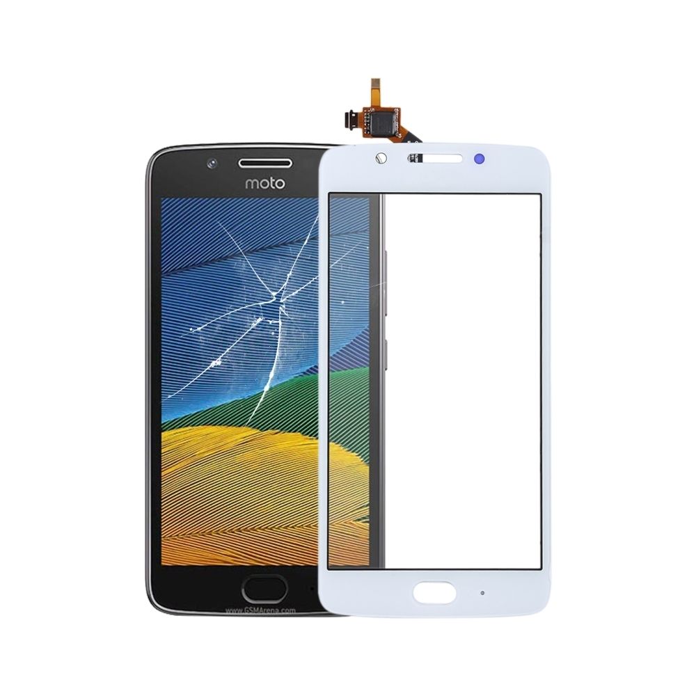 Wewoo - écran tactile (seul sans le LCD) Digitizer pour Motorola Moto G5 Blanc - Autres accessoires smartphone