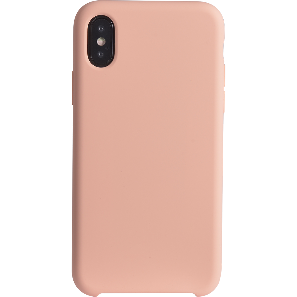 Bigben - iPhone X Soft Touch case - Rose - Coque, étui smartphone