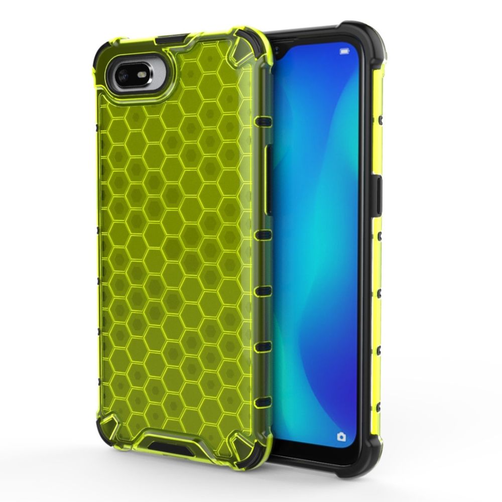 Wewoo - Coque Pour OPPO Realme C2 Shockproof Honeycomb PC + TPU Case Vert - Coque, étui smartphone