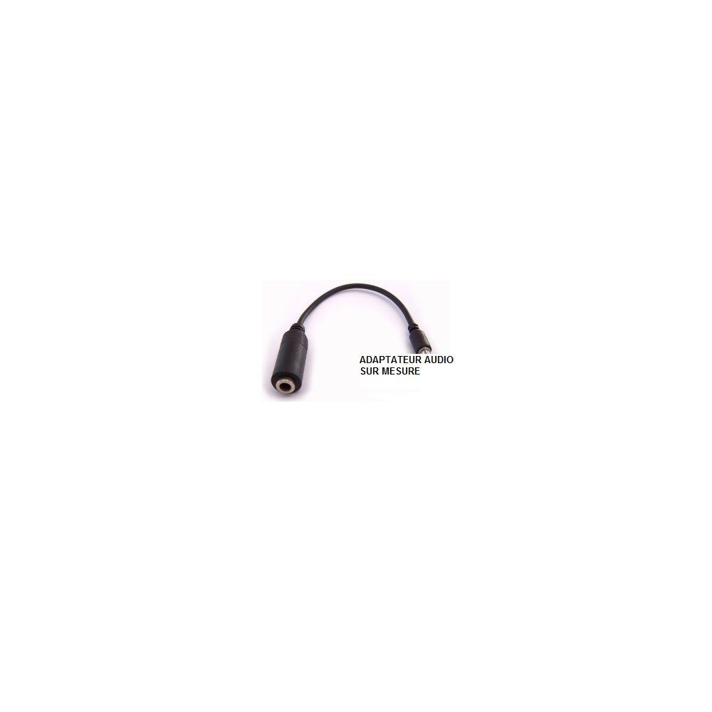 marque generique - ozzzo câble adaptateur audio jack 3,5 mm pour blackberry 9360 curve - Autres accessoires smartphone