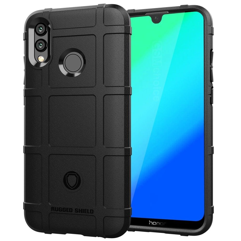 marque generique - Coque en TPU grille carrée anti-chocs souple noir pour votre Huawei Honor 10 Lite/P Smart (2019) - Autres accessoires smartphone