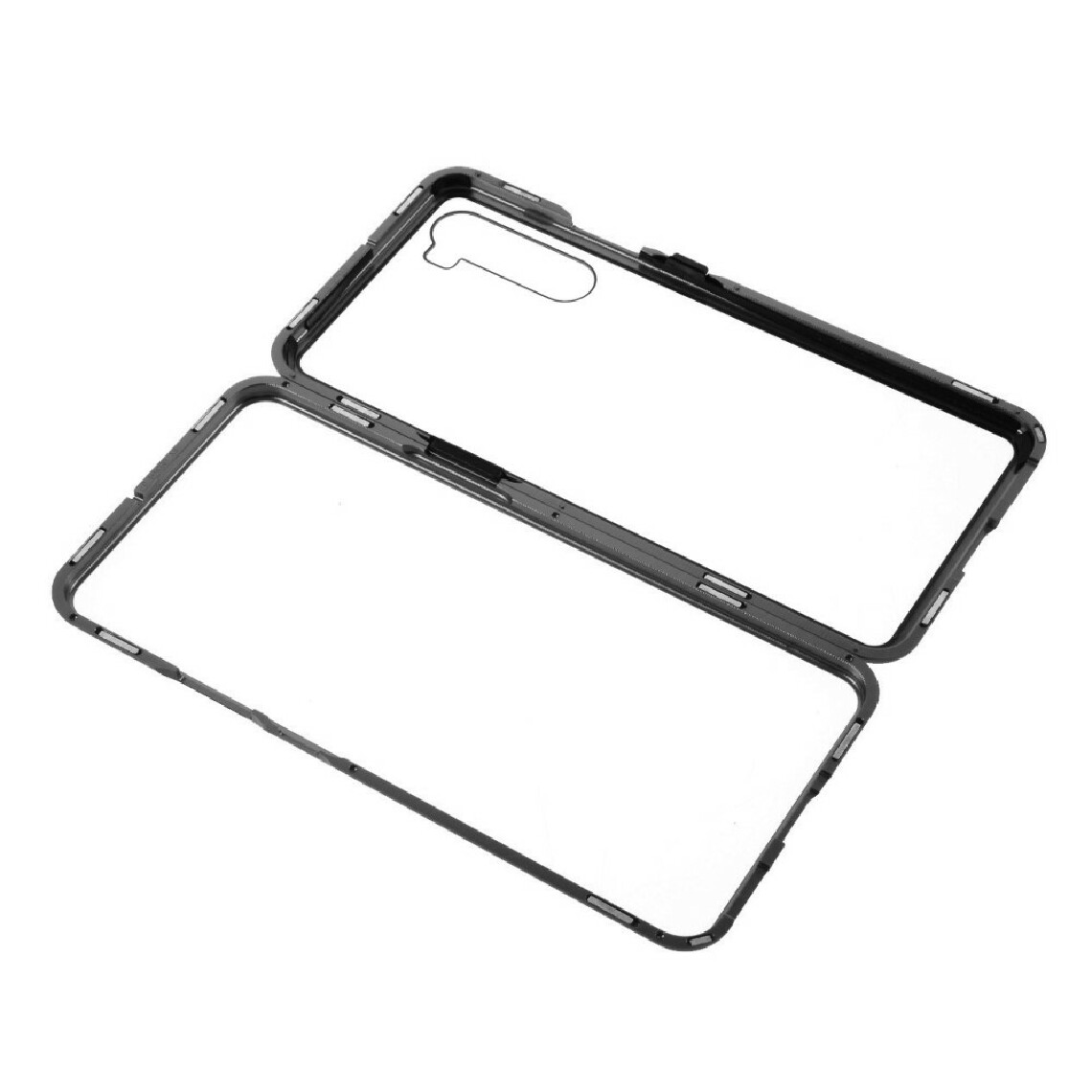 Other - Coque en cadre métallique cadre d'adsorption magnétique noir pour votre OnePlus Nord - Coque, étui smartphone