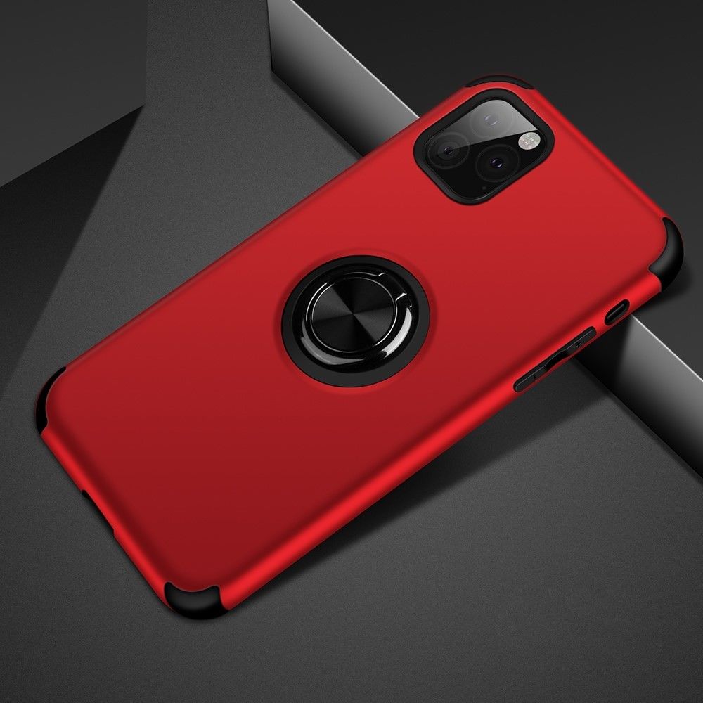 marque generique - Coque en TPU hybride détachable avec béquille rouge pour votre Apple iPhone 11 Pro Max 6.5 pouces (2019) - Coque, étui smartphone