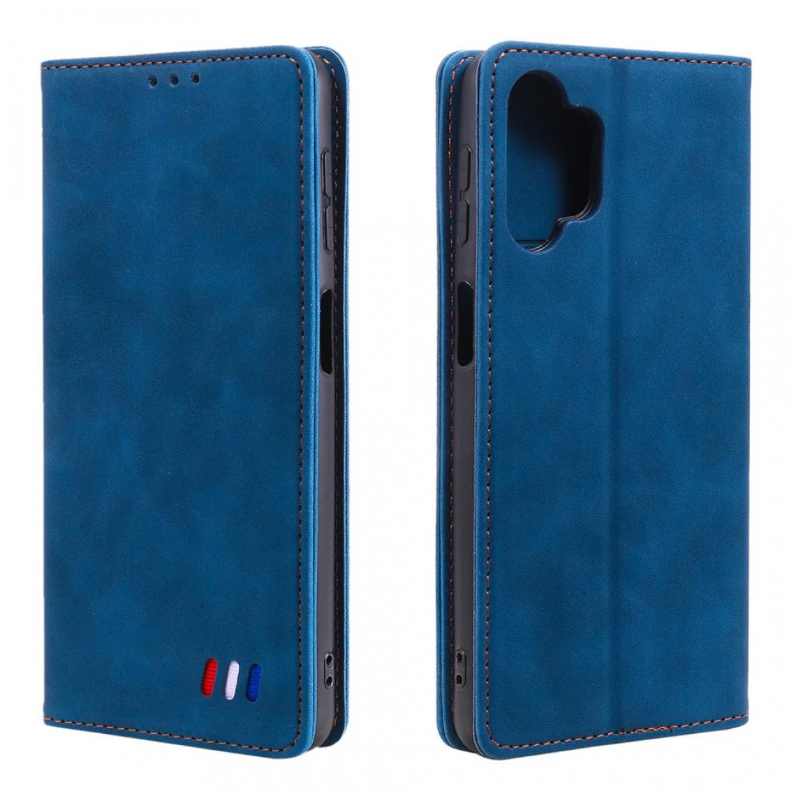 Other - Etui en PU Conception de décor d'ornement tricolore bleu pour votre Samsung Galaxy A32 5G - Coque, étui smartphone