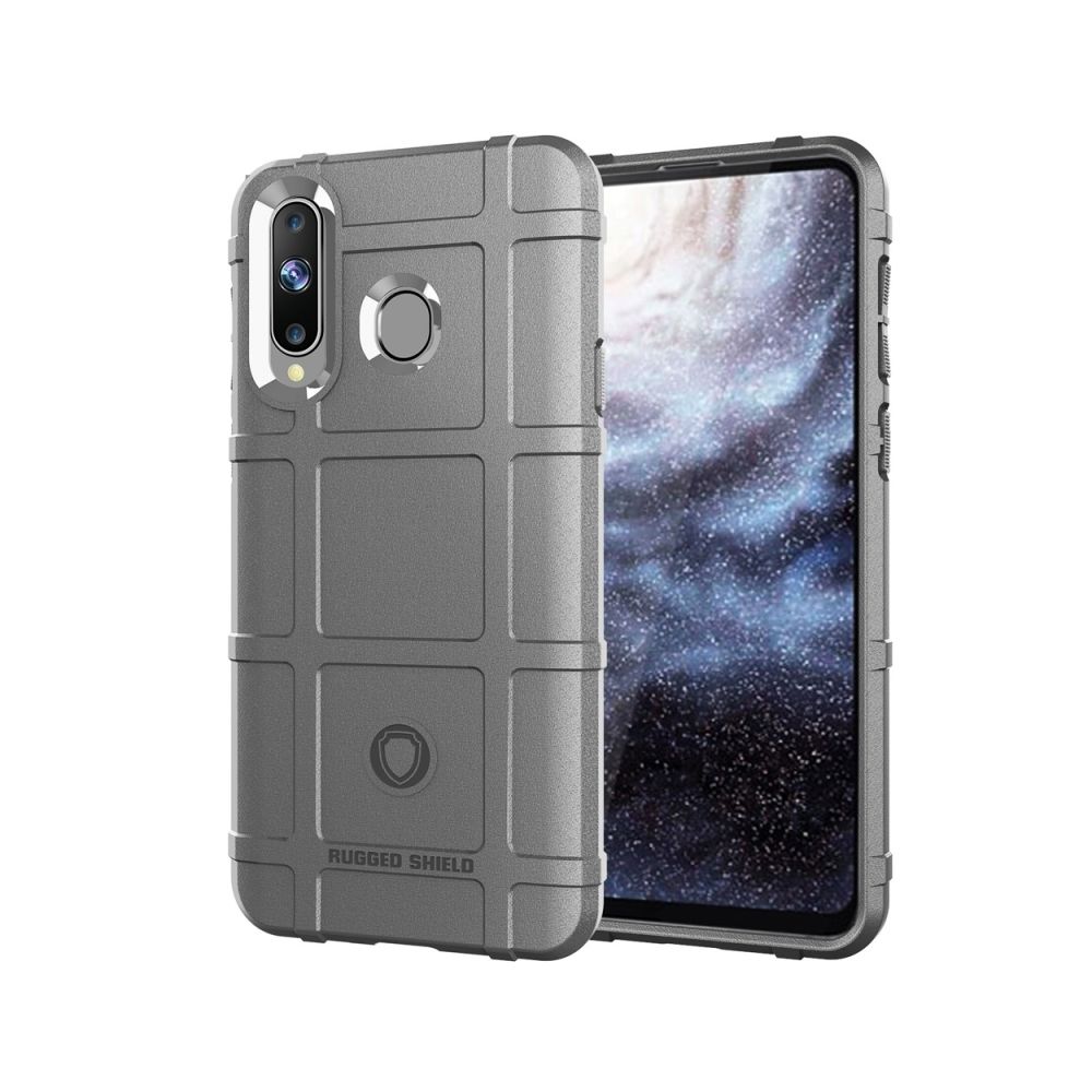 Wewoo - Coque Housse en silicone à couverture totale et à anti-choc pour Galaxy A8s (Gris) - Coque, étui smartphone