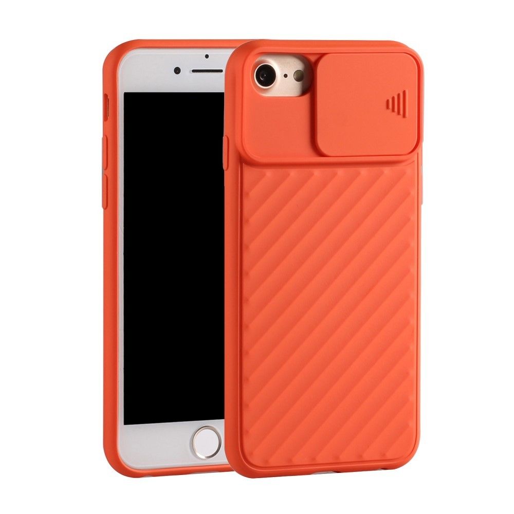 Generic - Coque en TPU avec bouclier amovible souple orange pour votre Apple iPhone 8/7/6/6S 4.7 pouces - Coque, étui smartphone