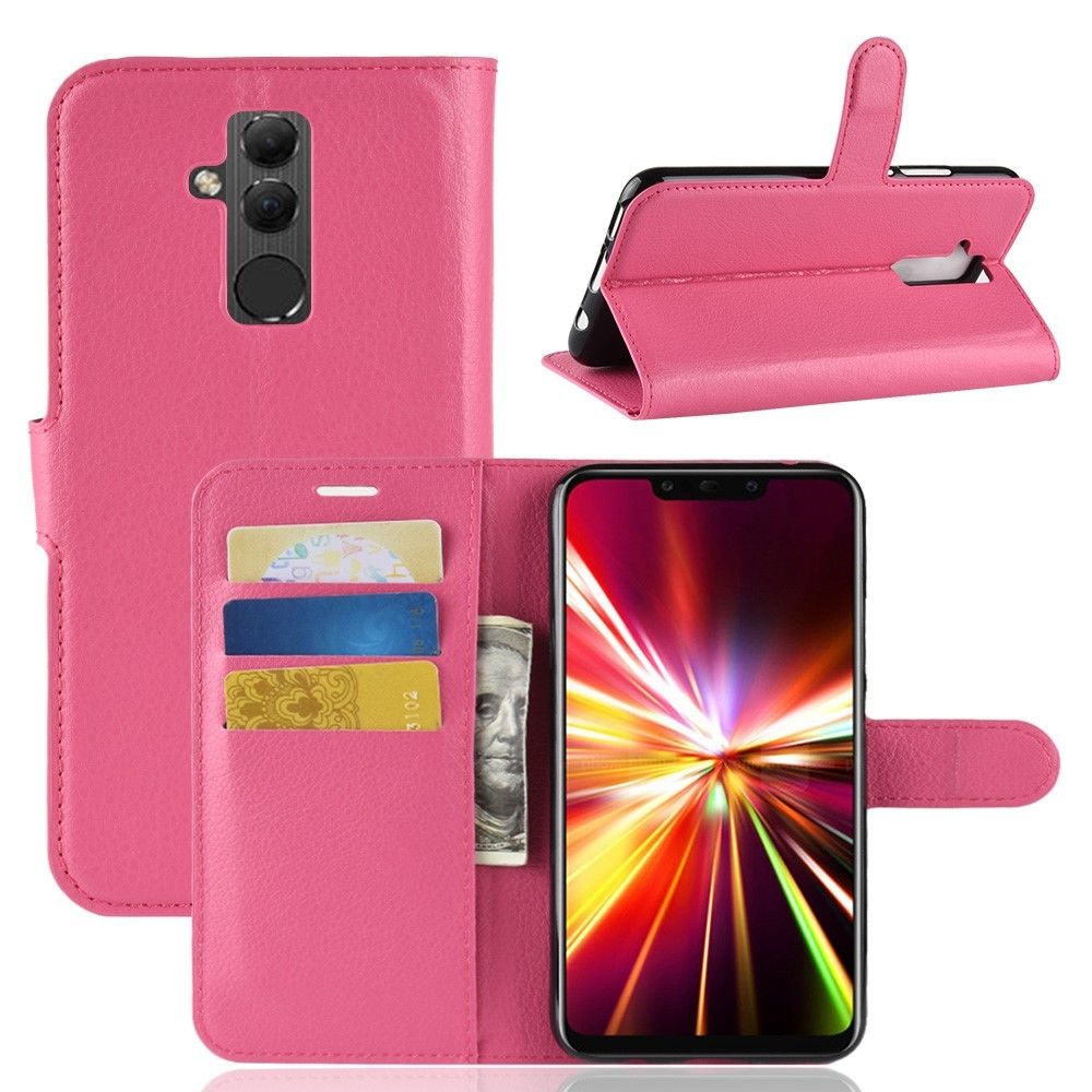 marque generique - Etui en PU rose pour votre Huawei Mate 20 Lite - Autres accessoires smartphone