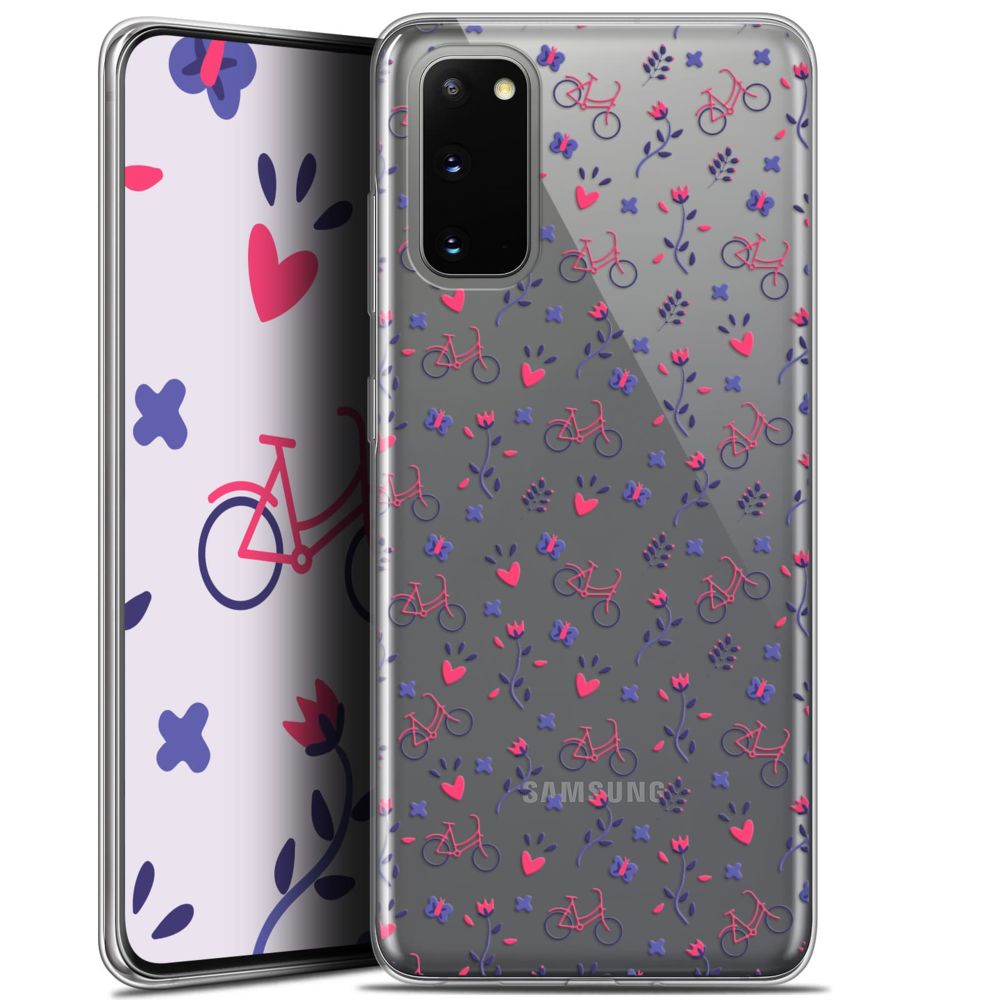 Caseink - Coque Pour Samsung Galaxy S20 (6.2 ) [Gel HD Collection Love Saint Valentin Design Bicycle - Souple - Ultra Fin - Imprimé en France] - Coque, étui smartphone