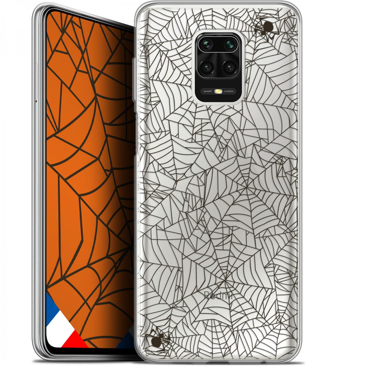 Caseink - Coque Pour Xiaomi Redmi Note 9 PRO (6.67 ) [Gel HD Collection Halloween Design Spooky Spider - Souple - Ultra Fin - Imprimé en France] - Coque, étui smartphone