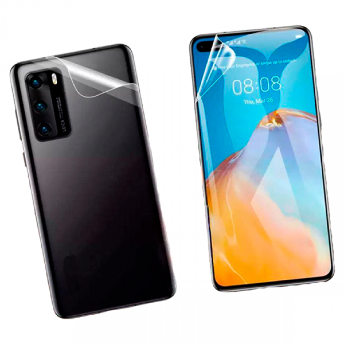 Phonecare - Kit Film Hydrogel Couverture Complète Avant et Arriére pour Huawei Y6 Pro 2019 - Autres accessoires smartphone