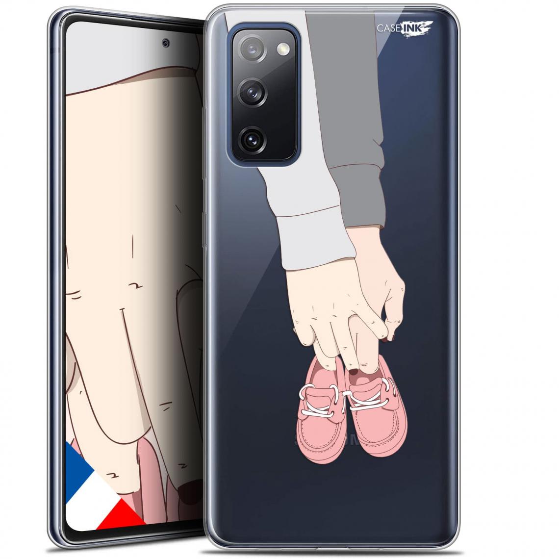 Caseink - Coque arrière Samsung Galaxy S20 FE (6.5 ) Gel HD [ Nouvelle Collection - Souple - Antichoc - Imprimé en France] A Deux Mon Bébé - Coque, étui smartphone