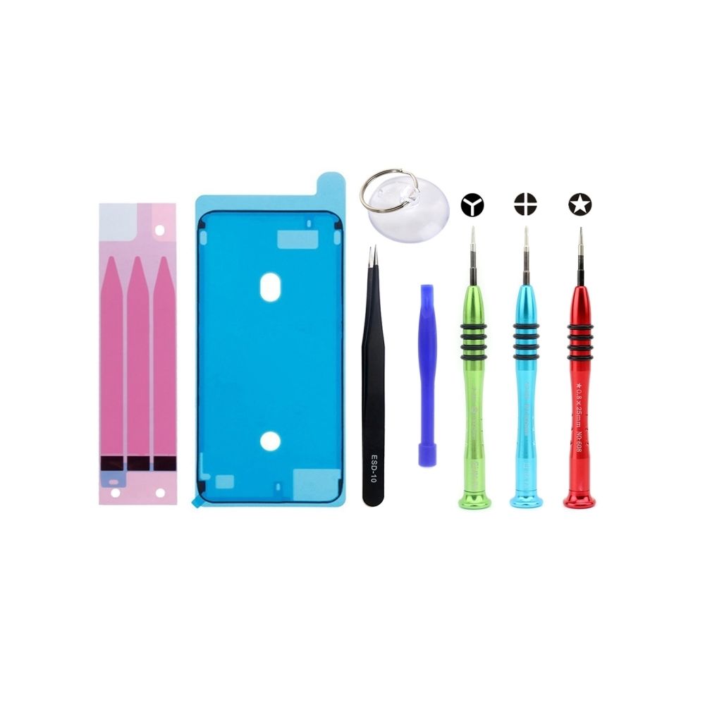 Wewoo - Kit d'outil pour iPhone 7 Plus 8 en 1 batterie outil de réparation - Autres accessoires smartphone