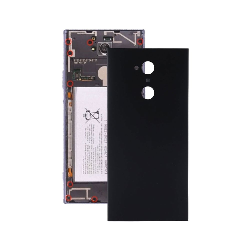 Wewoo - Coque arrière noir pour Sony Xperia XA2 Ultra couverture arrière iPartsAcheter - Autres accessoires smartphone