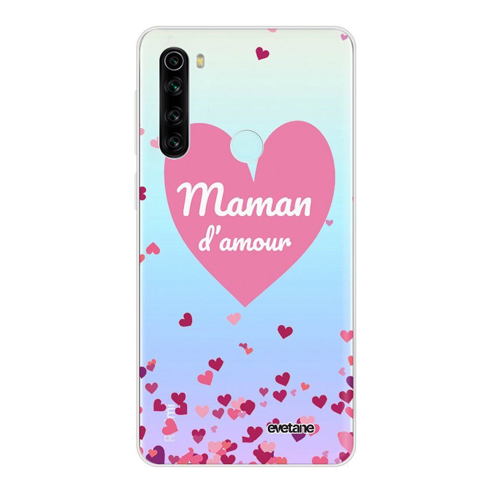 Evetane - Coque Xiaomi Redmi Note 8 T 360 intégrale transparente Maman d'amour coeurs Ecriture Tendance Design Evetane. - Coque, étui smartphone