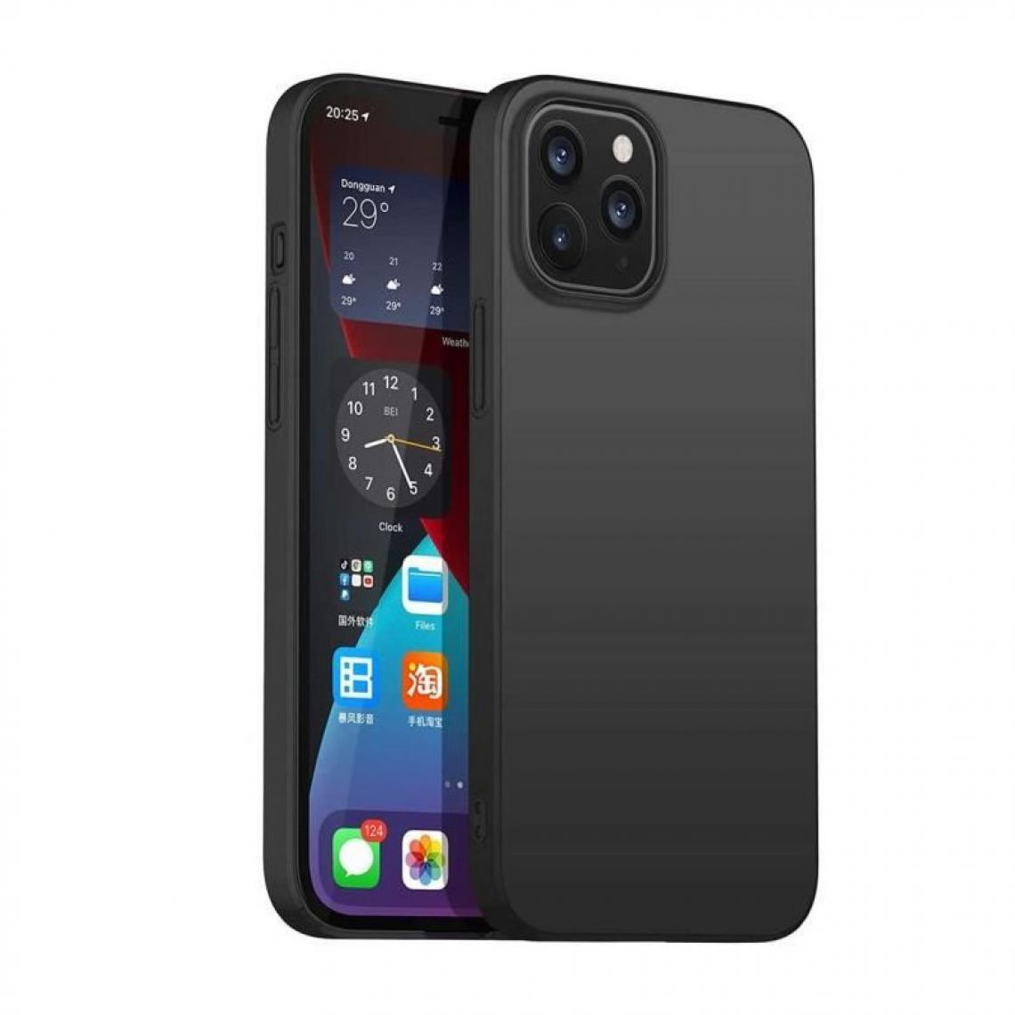 Generic - Coque Silicone Noir Ultra Slim Souple pour Iphone 12 Mini 5,4 pouce - Coque, étui smartphone