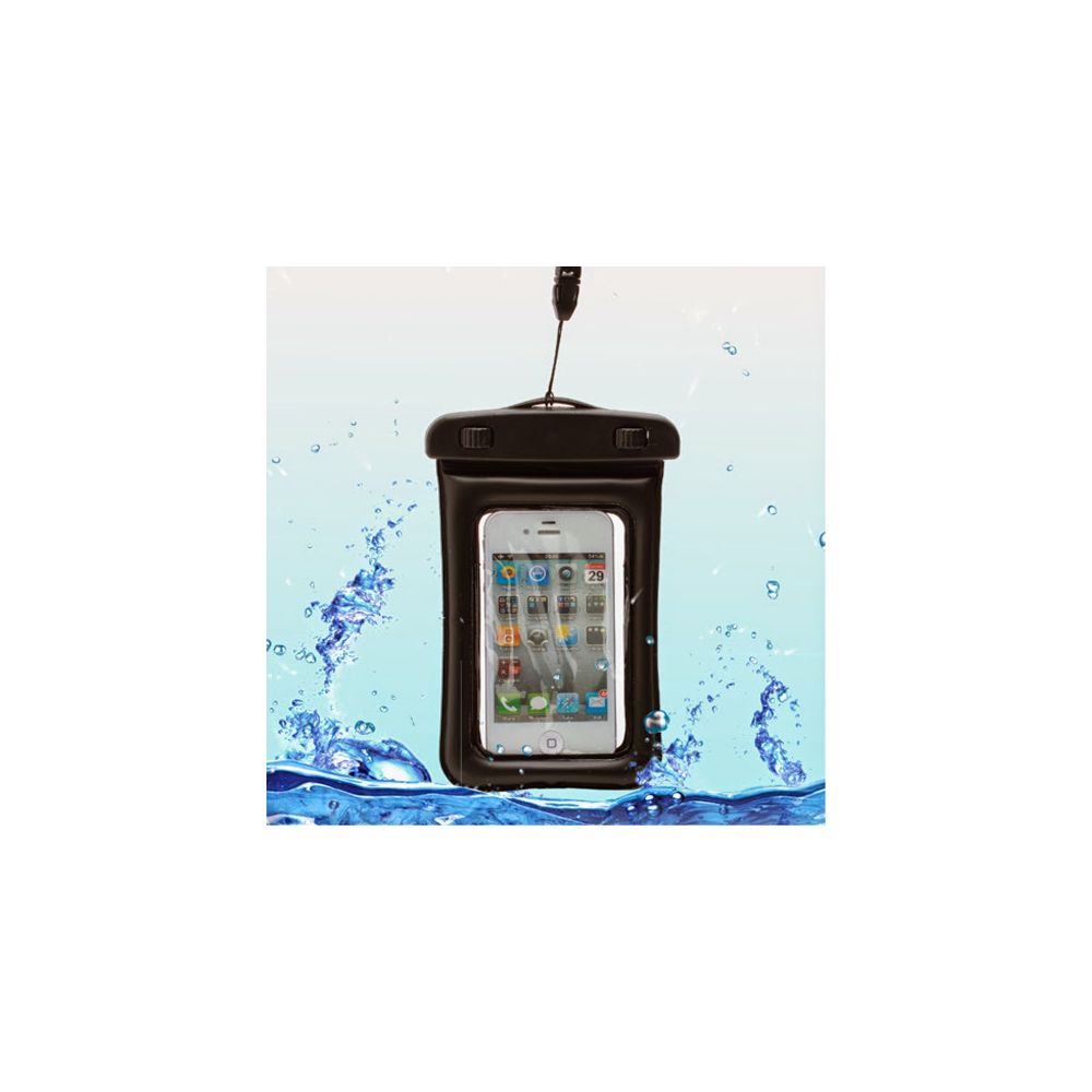Htdmobiles - Housse etui pochette etanche waterproof pour LG L Fino - NOIR - Autres accessoires smartphone