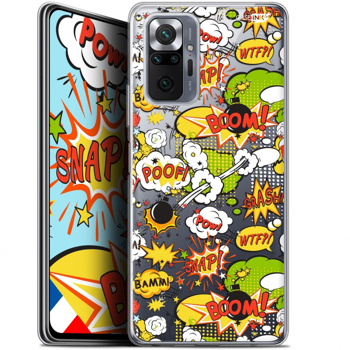 Caseink - Coque arrière Xiaomi Redmi Note 10 PRO (6.7 ) Gel HD [ Nouvelle Collection - Souple - Antichoc - Imprimé en France] Bim Bam Boom - Coque, étui smartphone
