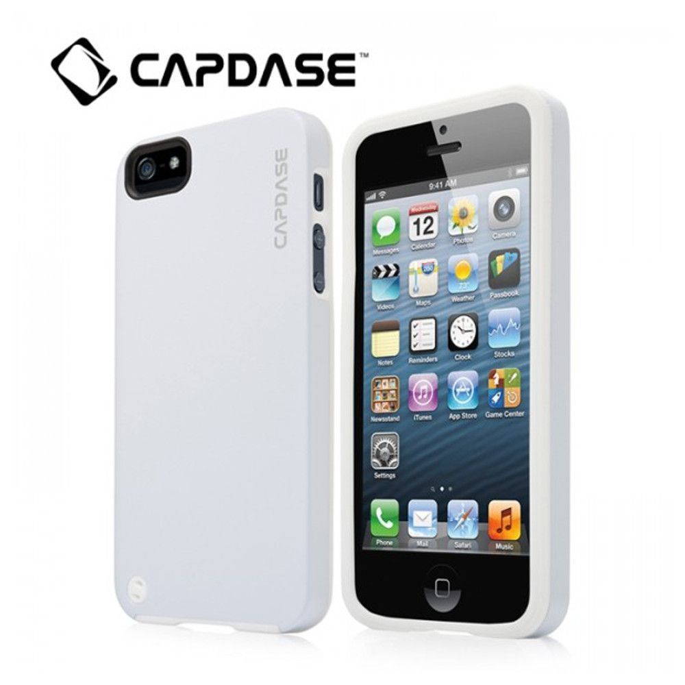 marque generique - Capdase Coque Housse etui Elli Soft blanc iPhone 5 5S 5SE - Autres accessoires smartphone
