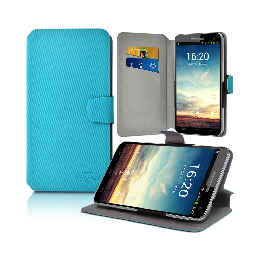 Karylax - Housse Etui Porte-Carte Support Universel S Couleur Bleu Clair pour HaierPhone W816 - Autres accessoires smartphone