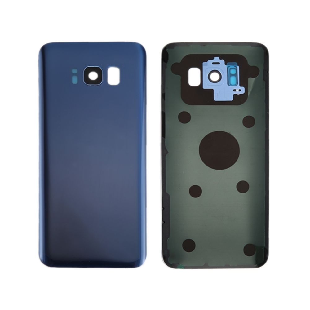 Wewoo - Coque arrière bleu pour Samsung Galaxy S8 + / G955 couvercle arrière de la batterie avec la couverture de la lentille de l'appareil photo et adhésif pièce détachée - Coque, étui smartphone
