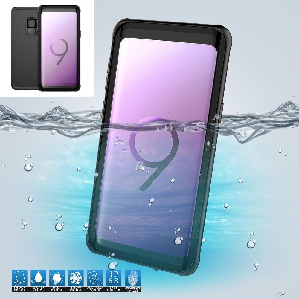 marque generique - Coque 3m sous l'eau neige noir imperméable à l'épreuve pour Samsung Galaxy S9 - Autres accessoires smartphone
