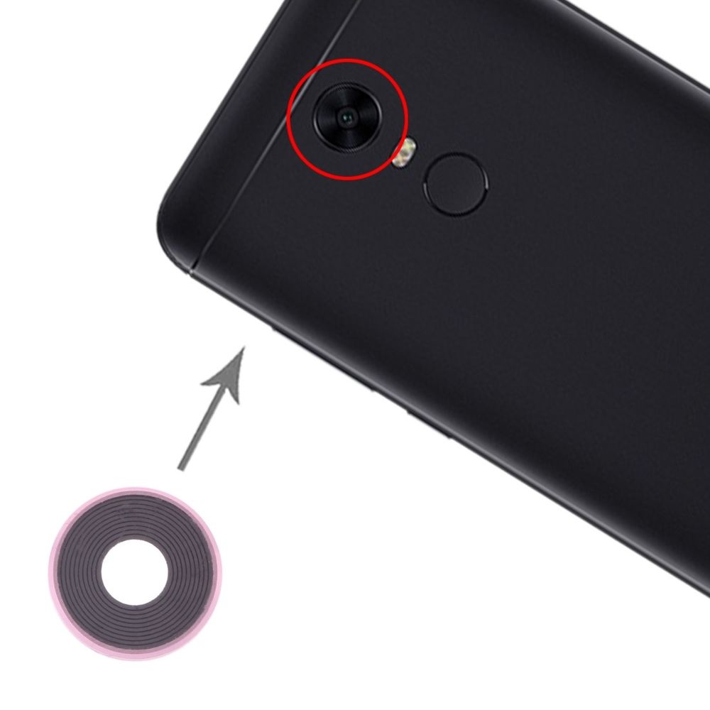 Wewoo - 10 lentilles de protection pour PCS Xiaomi Redmi 5 Plus rose - Autres accessoires smartphone