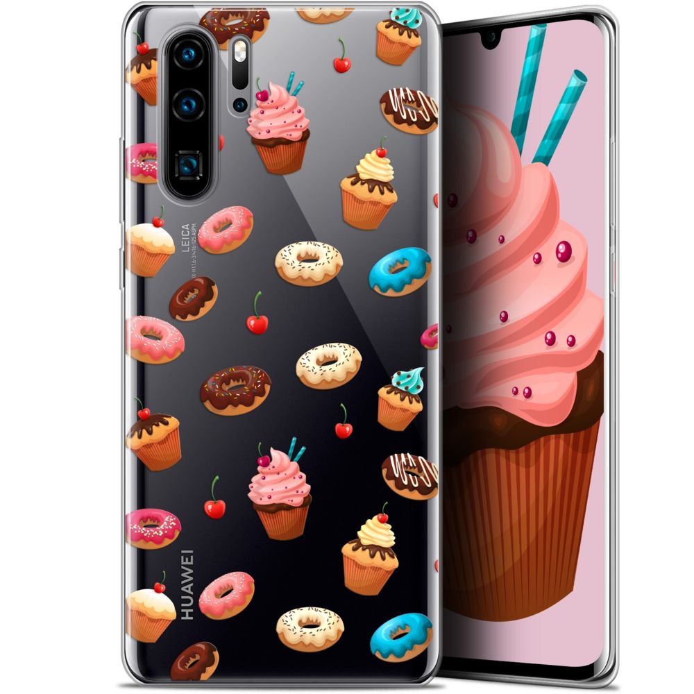 Caseink - Coque Pour Huawei P30 Pro (6.47 ) [Gel HD Collection Foodie Design Donuts - Souple - Ultra Fin - Imprimé en France] - Coque, étui smartphone