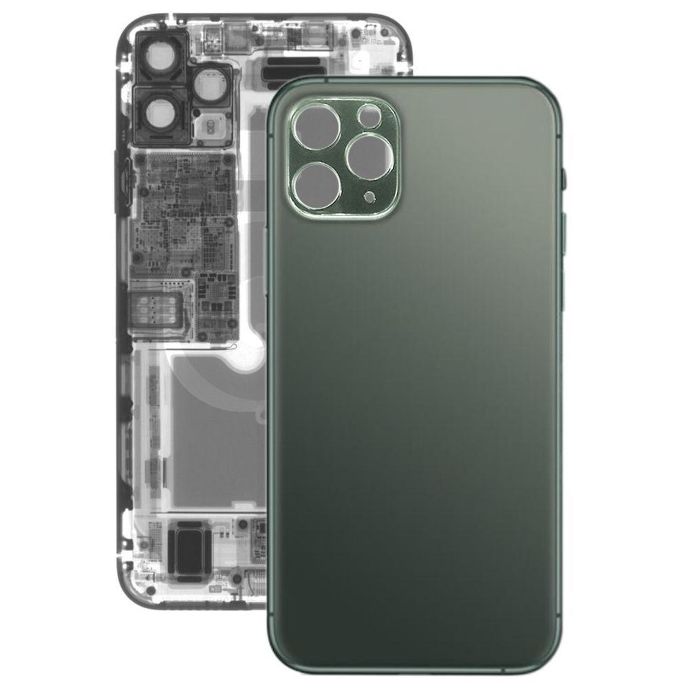 Wewoo - Coque Arrière Batterie Verre pour iPhone 11 Pro Max Vert - Autres accessoires smartphone