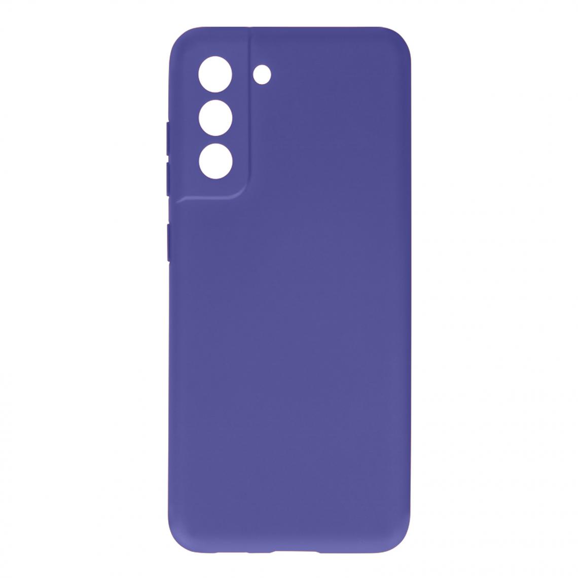 Avizar - Coque Samsung Galaxy S21 FE Silicone Semi-rigide Finition Soft Touch Fine Violet - Coque, étui smartphone