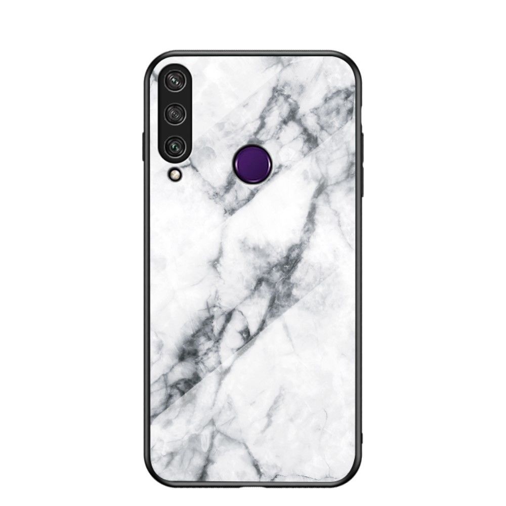 Generic - Coque en TPU combo motif grain de marbre blanc pour votre Huawei Y6P - Coque, étui smartphone
