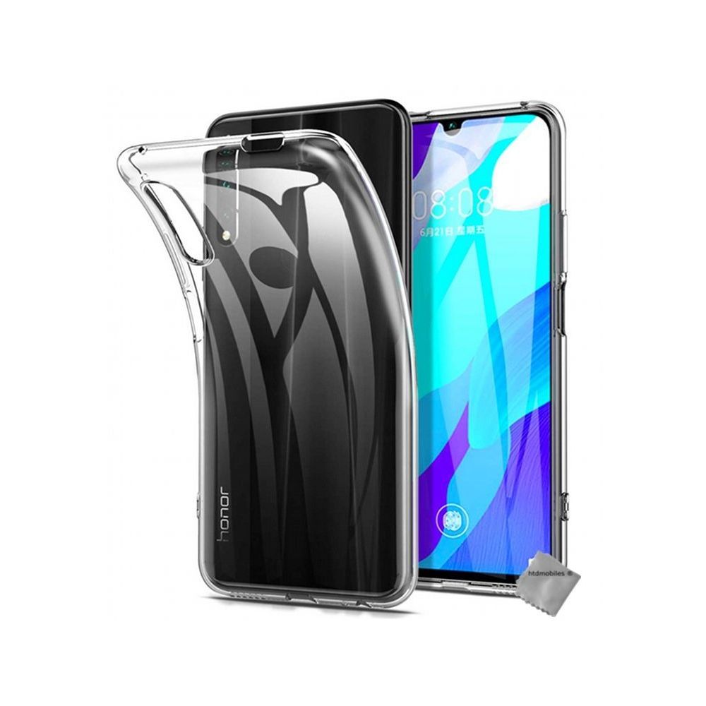 Htdmobiles - Housse etui coque silicone gel fine Huawei Honor 9X + verre trempe - TRANSPARENT TPU - Autres accessoires smartphone