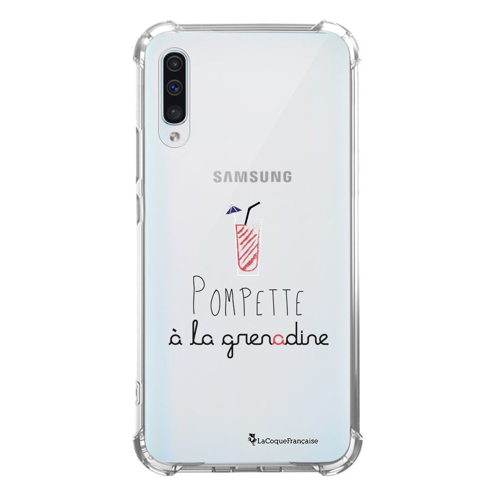La Coque Francaise - Coque Samsung Galaxy A50 anti-choc souple avec angles renforcés transparente Pompette à la grenadine La Coque Francaise - Coque, étui smartphone