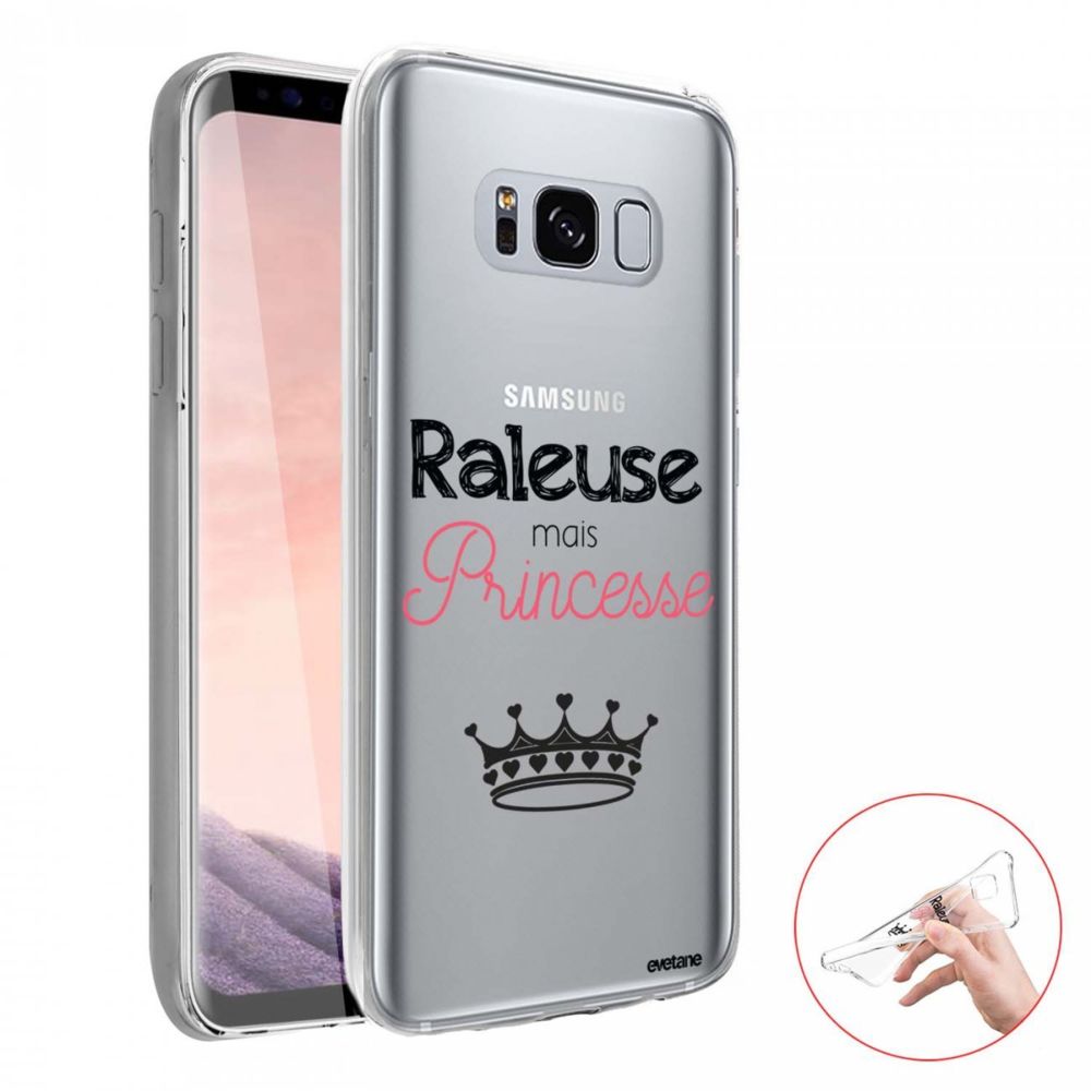 Evetane - Coque Samsung Galaxy S8 Plus 360 intégrale transparente Raleuse mais princesse Ecriture Tendance Design Evetane. - Coque, étui smartphone