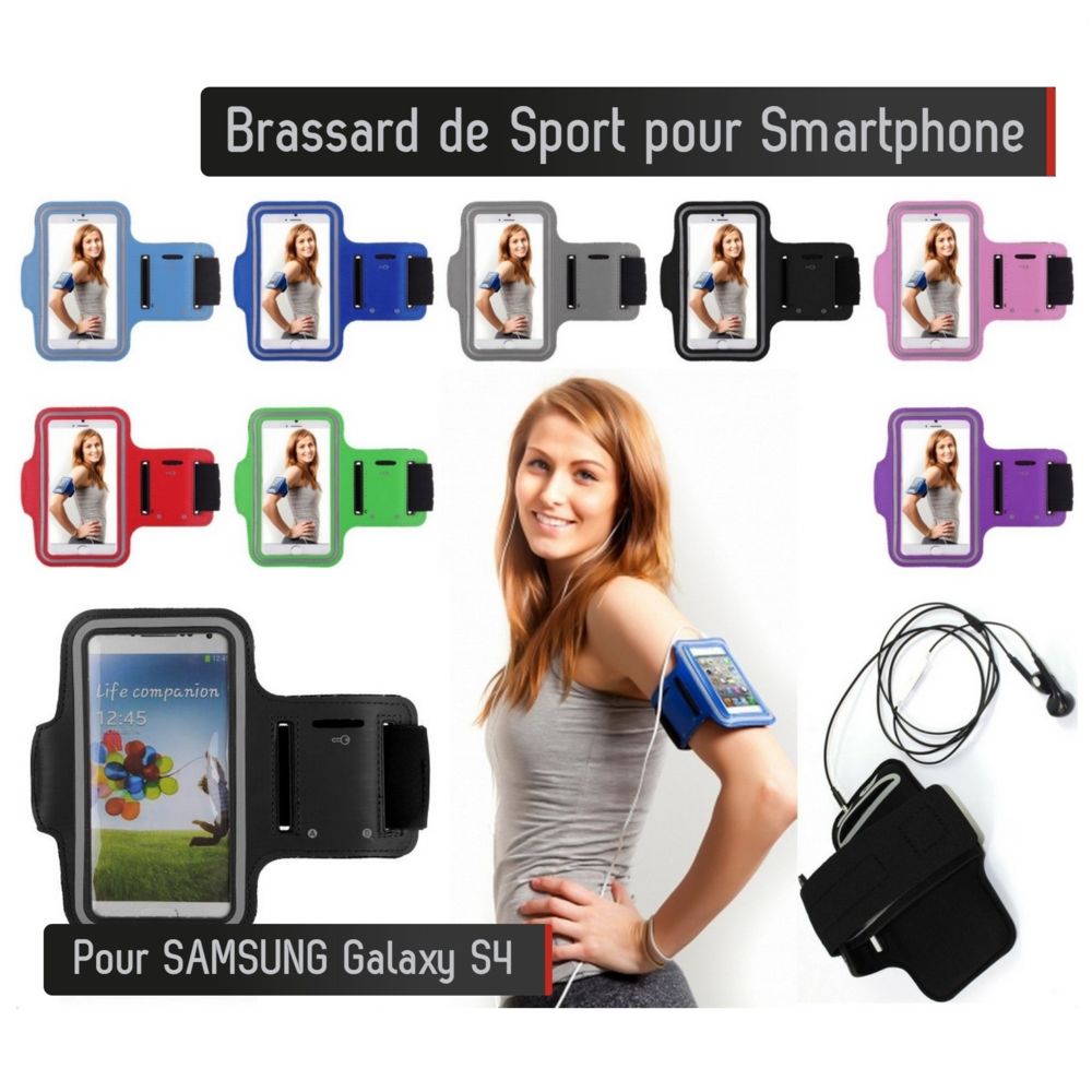 Shot - Brassard Sport Samsung Galaxy S4 (GRIS) - Coque, étui smartphone