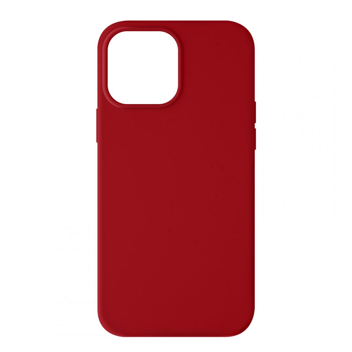 Avizar - Coque iPhone 13 Pro Max Silicone Rouge - Coque, étui smartphone