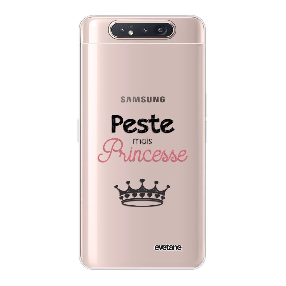 Evetane - Coque Samsung Galaxy A80 360 intégrale transparente Peste mais Princesse Ecriture Tendance Design Evetane. - Coque, étui smartphone